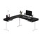 Bestar Bestar Viva 72W L-Shaped Standing Desk in black & white 19420-18 - alternate 10